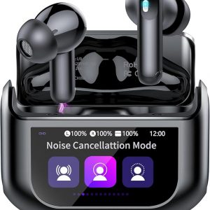 Wireless Earbuds, Bluetooth 5.4 Headphones Multi-Function Touch Screen