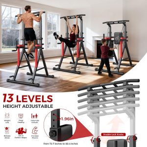 Power Tower Pull Up Bar Free Standing,Strength Training Equipment