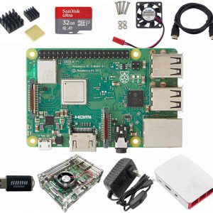 Raspberry Pi 3 Modelo B+ 9 en 1 Kit de inicio completo