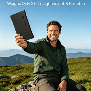 DARAN Portable Power Station, 288Wh LiFePO4 Battery, 350W (600W Peak) Power Bank with AC Outlet & 40W 12V DC5521 Foldable Solar Panel