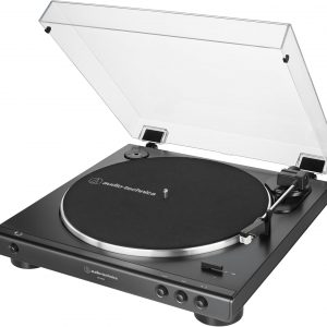 Audio-Technica AT-LP60X-BK Fully Automatic Belt-Drive Stereo Turntable, Black, Hi-Fi, 2 Speed, Dust Cover, Anti-Resonance, Die-Cast Aluminum Platter | Black Hi-Fi, 2 Speed, Dust Cover, Anti-Resonance, Die-Cast Aluminum Platter, Hi-Fi