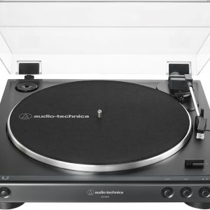 Audio-Technica AT-LP60X-BK Fully Automatic Belt-Drive Stereo Turntable, Black, Hi-Fi, 2 Speed, Dust Cover, Anti-Resonance, Die-Cast Aluminum Platter | Black Hi-Fi, 2 Speed, Dust Cover, Anti-Resonance, Die-Cast Aluminum Platter, Hi-Fi