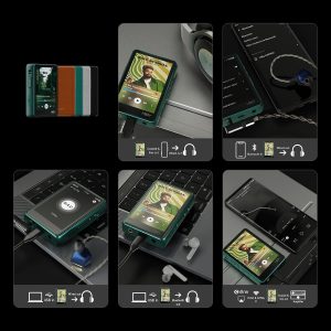 HiBy R3 PRO II MP3 Music Player - Qobuz/Tidal Support, MQA 8X Decoding & Native DSD256, Hi-Res Audio Certified, MP3 Player with Touch Screen & 3.5mm PO + 4.4mm BAL Dual Jacks, 2TB Expanded Memory
