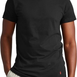 POLO RALPH LAUREN Men's T-Shirt, 3-Pack, Classic Men's Cotton Crewneck Shirts, Moisture-Wicking, (Long, Big & Tall)