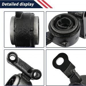 Front Lower Rearward Left & Right Control Arm Bushing Compatible with Mini Cooper 2002 2003 2004 2005 2006 2007 2008 Replaces 31126757561 31126757562 31-12-6-757-561 31-12-6-757-562
