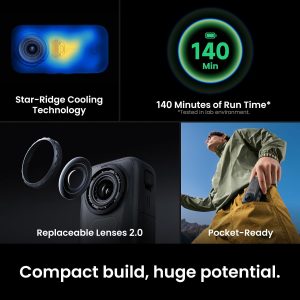 Insta360 X6 Essentials Bundle White - 8K 360 Camera with 1/1.1'' Sensors | Action Camera, Dual Custom Square 1/1.1" Sensors, Triple AI Chip, Replaceable Lens 2.0, 140 minutes 8K Video