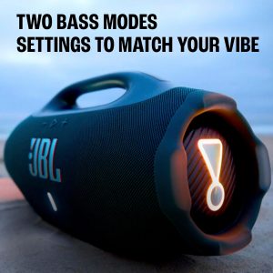 JBL Boombox 4 Portable Bluetooth Speaker, Waterproof, Deep Bass - Black | Up To 34 Hours Playtime, IP68 Dustproof, AI Sound Boost For Louder Clearer Audio, Ideal For Beach, Pool, Boat And Outdoor Par