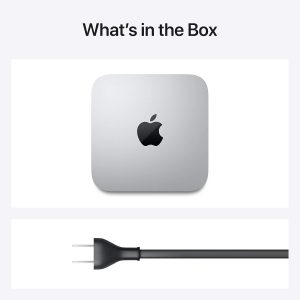 Apple 2020 Mac Mini with Apple M1 Chip, 8GB RAM, 256GB SSD Storage - Silver (Renewed)