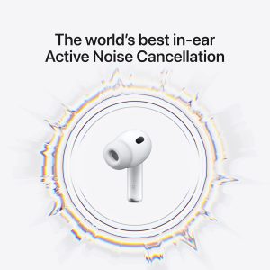 Apple AirPods Pro 3 Wireless Earbuds, Active Noise Cancellation, Live Translation, Heart Rate Sensing, Hearing Aid Feature, Bluetooth Headphones, Spatial Audio, High-Fidelity Sound, USB-C Charging