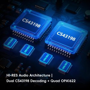HiBy R3 PRO II MP3 Music Player - Qobuz/Tidal Support, MQA 8X Decoding & Native DSD256, Hi-Res Audio Certified, MP3 Player with Touch Screen & 3.5mm PO + 4.4mm BAL Dual Jacks, 2TB Expanded Memory