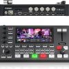 Tenveo Conmutador Mezclador de Video HDMI 4K60FPS, 4*SDI & 4*HDMI Entrada, Conmutador de Transmisión en Vivo de 5 Canales, Pantalla FHD de 5.5’’, Salida de 1080P60FPS, Grabación de Video USB, Soporte