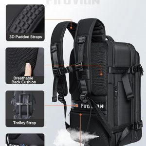 70L Travel Backpack with Vacuum Compression System | 70L Vacuum Backpack, 2 Detachable TPU Bags, TSA Lock, Fits 16" Laptop, Water-Resistant Travel & Business