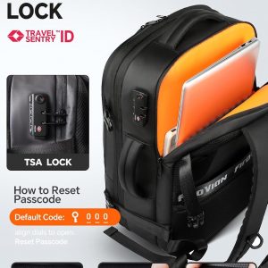 70L Travel Backpack with Vacuum Compression System | 70L Vacuum Backpack, 2 Detachable TPU Bags, TSA Lock, Fits 16" Laptop, Water-Resistant Travel & Business