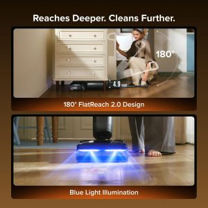 roborock F25 Steam Wet Dry Vacuum Mop Combo, 356°F Cordless Steam Cleaner | 25000 Pa Suction for Hard Floor, 203°F Self-Cleaning Electric Mop, 80 Min Long Runtime for Whole-House Cleaning, No Tangle