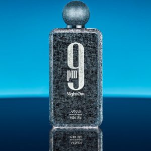 Afnan 9 PM Night Out Perfume Unisex Extrait de Parfum, 3.4 Fl Oz