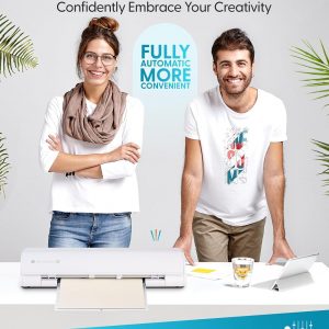 Silhouette America Cameo 5 Alpha (α) - Smart Cutting Machine for Print & Cut - Quiet Operation with AutoBlade, Studio Software, Cutting Mat- Vinyl, Paper & Fabric Compatible - Classic White | AutoBlade, Studio software, mat, vinyl, paper and fabric compatibility