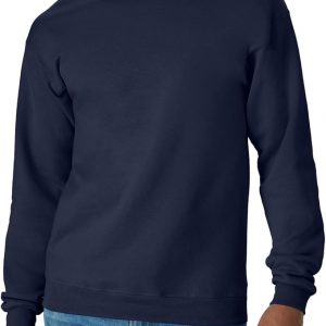 Hanes Men's Sweatshirt, EcoSmart Fleece Crewneck Sweatshirt, Big & Tall Available, 1 or 2-Pack