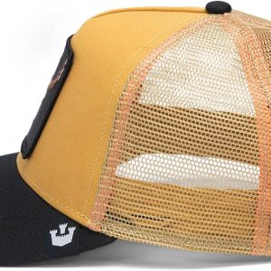 Goorin The Dead Skull Trucker - Sombrero para hombre y mujer, color mostaza, talla única, unisex