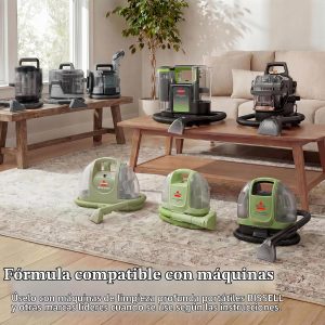 BISSELL® Little Green® Max Pet Limpiador Profundo Portátil para Alfombras y Tapicería, Detallador para Carro/Auto, con Herramienta Autolimpiante para Manchas Difíciles y Herramienta para Eliminación | Self-Cleaning Tough Stain Tool & Pet Hair Removal Tool; car/auto detailing; deep upholstery cleaning