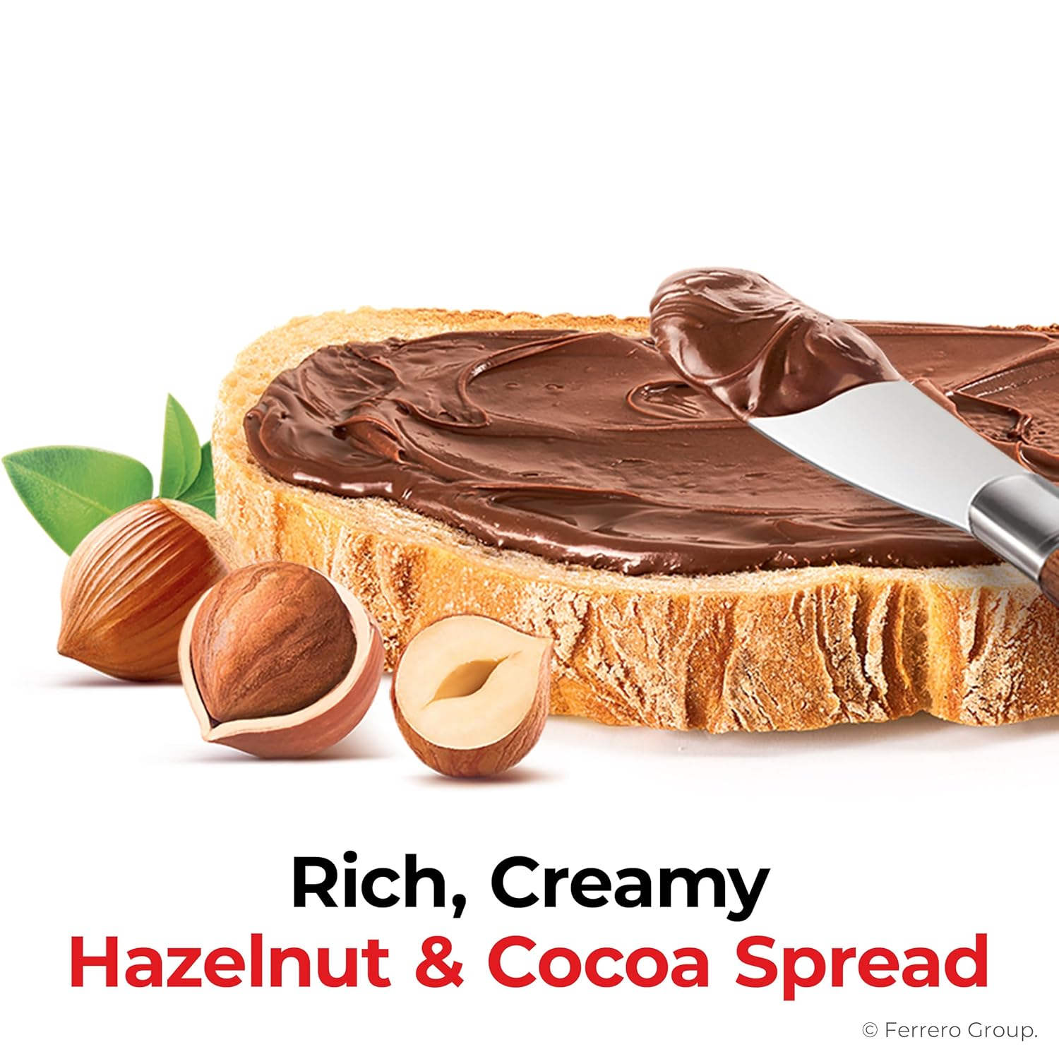Nutella Hazelnut Spread with Cocoa, Creamy Hazelnut Spread, Breakfast Favorite, 35.3 oz Jar