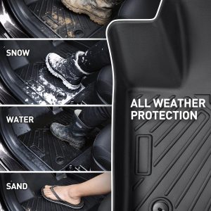 for 2022-2025 2026 Hyundai Tucson Floor Mats (Gas Models Only) | All-Weather TPE Car Mats & Cargo Liner, Custom Fit for Tucson SE SEL Limited XRT, Not for Hybrid/PHEV