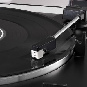 Audio-Technica AT-LP60X-BK Fully Automatic Belt-Drive Stereo Turntable, Black, Hi-Fi, 2 Speed, Dust Cover, Anti-Resonance, Die-Cast Aluminum Platter | Black Hi-Fi, 2 Speed, Dust Cover, Anti-Resonance, Die-Cast Aluminum Platter, Hi-Fi