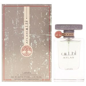 Lattafa Atlas Eau de Parfum Spray for Unisex, 1.85 Ounce