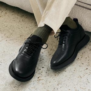 Bruno Marc Zapatillas de vestir MaxFlex Oxfords para hombre | 5mm Mesh EVA Insole with Arch Support, Shock-Absorbent MD Midsole, Non-Slip Rubber Outsole for Formal & Casual Wear