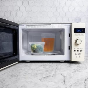 Recipientes de 32 onzas con tapas (paquete de 240) a granel – Recipiente de plástico de cuarto de galón con tapa, desechable, 32 onzas, congelador, sopa y almacenamiento de alimentos, recipiente alto