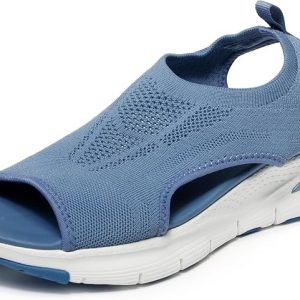 Skechers Women's Arch Fit - City Catch Womens Knit Slip-On Sandals
