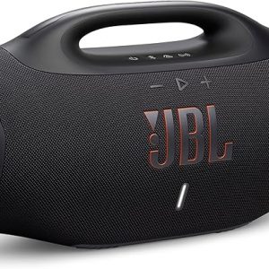 JBL Boombox 4 Portable Bluetooth Speaker, Waterproof, Deep Bass - Black | Up To 34 Hours Playtime, IP68 Dustproof, AI Sound Boost For Louder Clearer Audio, Ideal For Beach, Pool, Boat And Outdoor Par