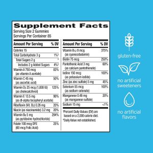 Centrum MultiGummies for Men, Assorted Fruit Flavors, 170 Count | Contains Vitamin D3, B Vitamins and Antioxidants, Gluten Free, Non-GMO Ingredients, GLP-1 Support