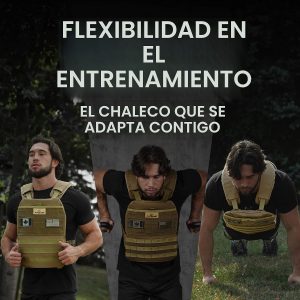Amstaff - Chaleco táctico con peso, chaleco de peso ajustable, chaleco versátil para entrenamientos de fitness, entrenamiento de fuerza y resistencia, correr