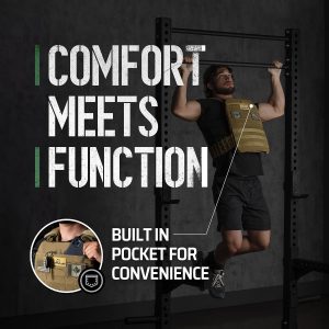 Amstaff Tactical Weighted Vest - Adjustable Weight Vests - Versatile Wearable Vest for Fitness Workouts, Strength and Endurance Training, Running