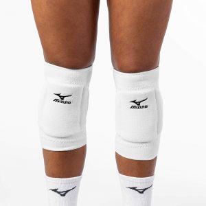 Mizuno Rodillera T10 Plus, rodillera de voleibol para adultos, color blanco, talla única, 480121.0000.10.ONE
