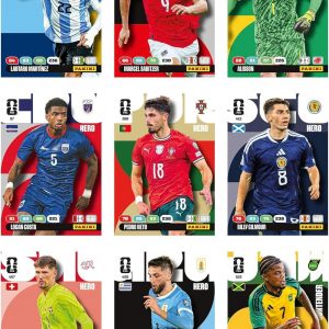 Juego de cartas coleccionables de la Copa Mundial de la FIFA 2026 Blister Premium Gold (1 bolsa premium + 4 tarjetas exclusivas de edición limitada)