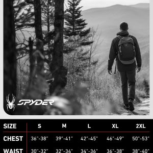 Spyder Mens Rain Jacket - Waterproof Lightweight Hooded Windbreaker | Weatherproof Outerwear, Packable Everyday Layer for Hiking, Travel, Commutes, Errands, and Cool-Weather Days