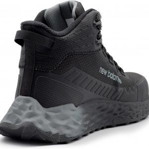 New Balance Fresh Foam Cremorne Composite Toe Safety Shoes for Men - Non Slip, Electrical Hazard - Black/Grey, Mid