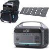 DARAN Portable Power Station, 288Wh LiFePO4 Battery, 350W (600W Peak) Power Bank with AC Outlet & 40W 12V DC5521 Foldable Solar Panel