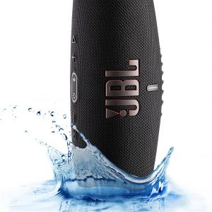 JBL Charge 5 Wireless Bluetooth Speaker (Black) | Rugged IP67 Waterproof Outdoor Audio with Deep Bass & 20H Playtime | Includes Protective Travel Case for Beach, Hiking, Camping, and More