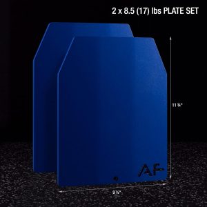 AmStaff Fitness Weight Vest Plates for Tactical Weighted Vests – WODs, Workout, Strength and Endurance Training, Running – 3D Curved Ergonomic Design – Available 7LB/11LB/17LB/27LB