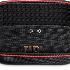 JBL Charge 5 Wireless Bluetooth Speaker (Black) | Rugged IP67 Waterproof Outdoor Audio with Deep Bass & 20H Playtime | Includes Protective Travel Case for Beach, Hiking, Camping, and More