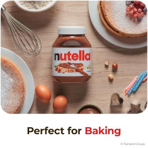 Nutella Hazelnut Spread with Cocoa, Creamy Hazelnut Spread, Breakfast Favorite, 35.3 oz Jar