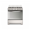 Estufa Frigidaire a gas de 30", capelo, acero