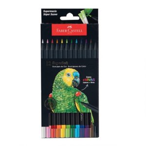Crayón de Madera Super Soft Faber Castell 12 colores