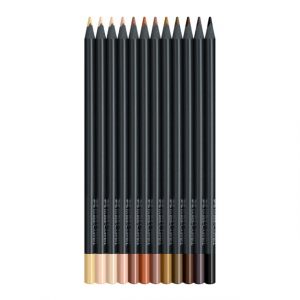 CRAYON DE MADERA FABER CASTELL SUPERSOFT 12 COL PIEL