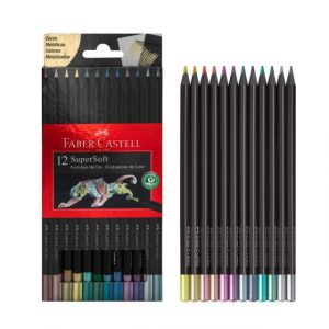 Crayón de Madera Faber Castell Super Soft Metálico