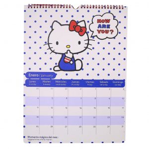 CALENDARIO MOOVING 2027 HELLO KITTY