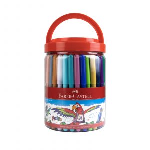 Bote de Marcadores 100 Colores Faber Castell Fiesta