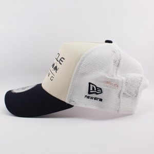 New Era Mesh Cap, Oracle Red Bull Racing SEASONAL TRUCKER MESH CAP CREAM-NAVY ORACLE RED BULL RACING Snapback SNAPBACK 940EF Hat, Trucker Cap